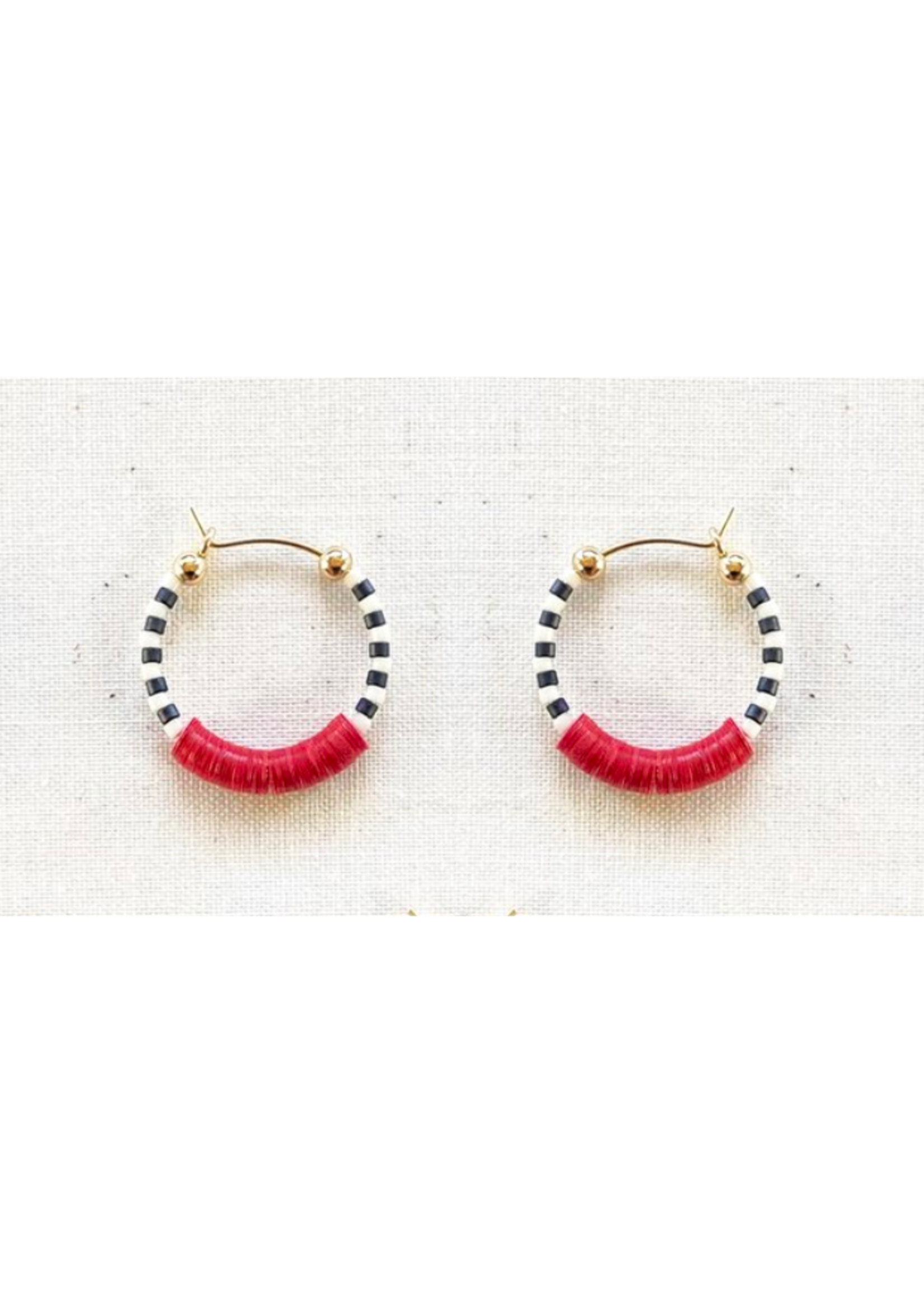 Suga Jewelry Suga Jewelry no.78 Earrings l Red