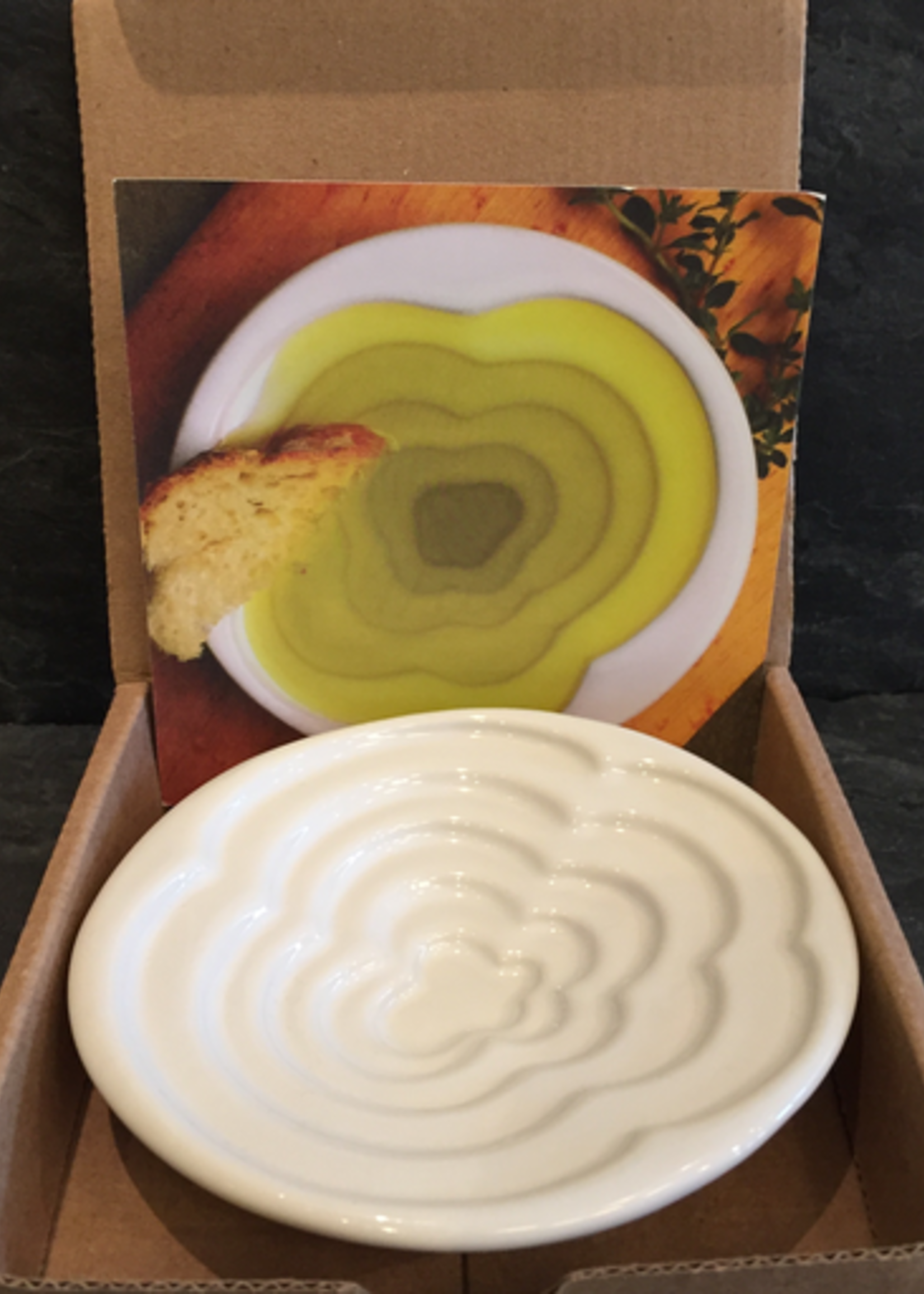 Mary Judge Design Cloud Olive Oil Dipping Dish
