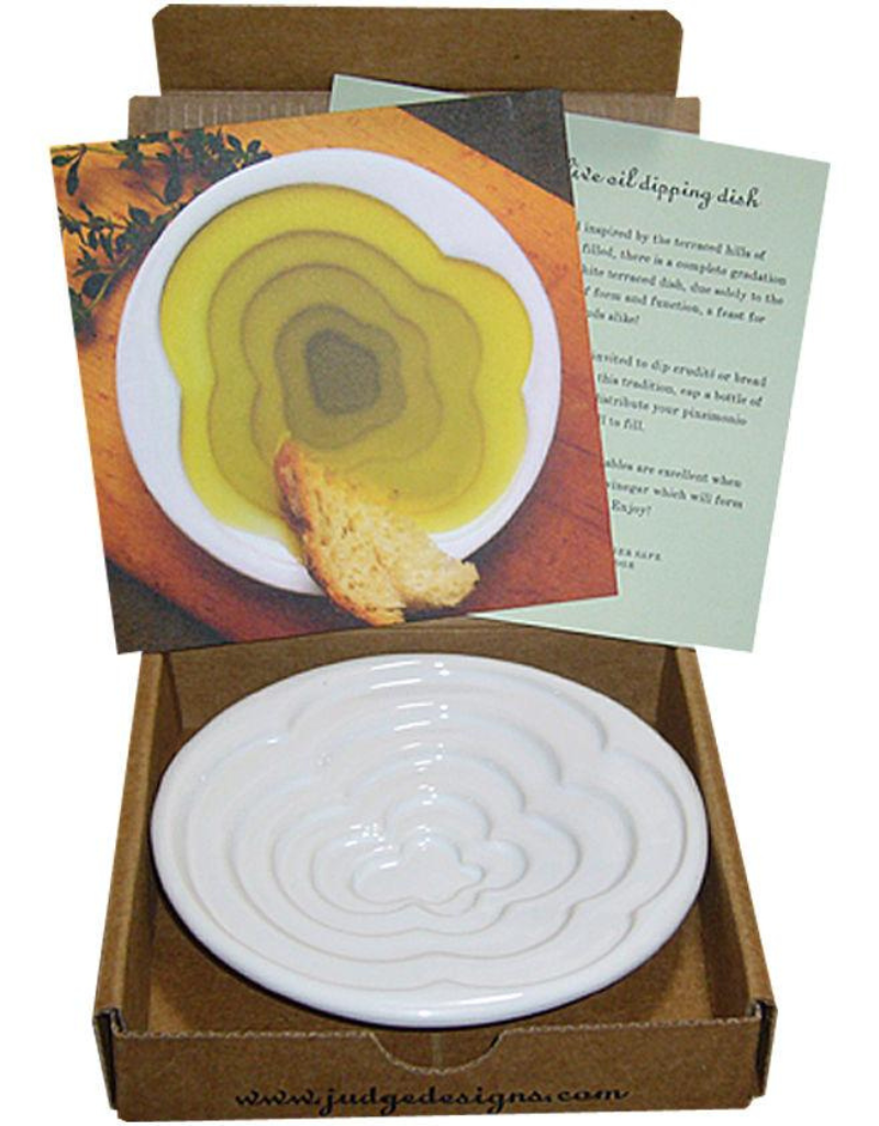Mary Judge Cloud Olive Oil Dipping Dish Perch