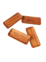 Be Home Teak Rectangle Trays l Set of 4