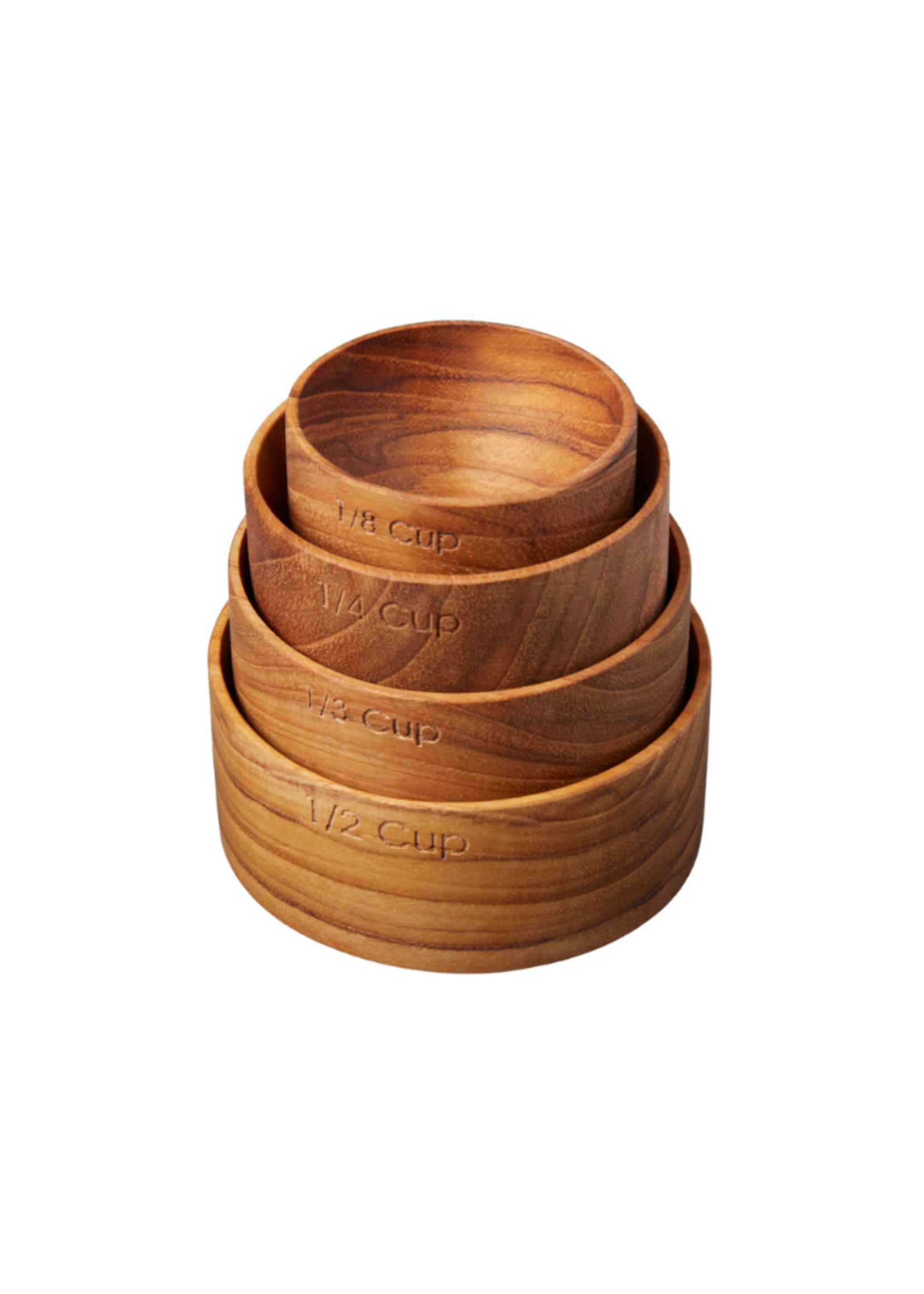 Be Home Nested Teak Measuring Cups