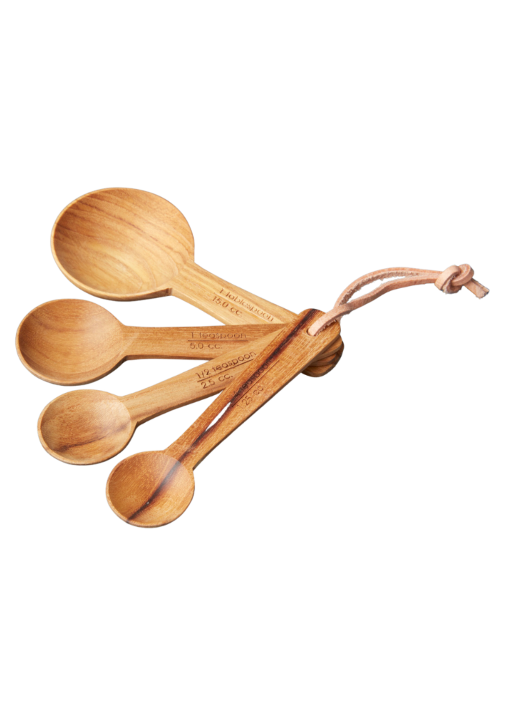 Be Home Teak Measuring Spoons Set of 4