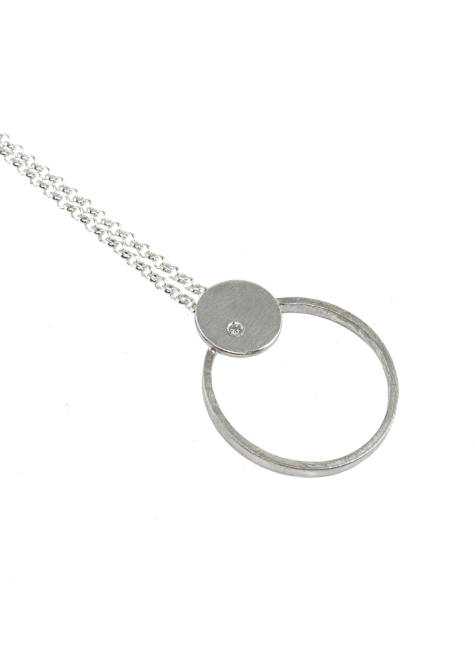 Eko Jewelry Design Eko Jewelry Design Mahina Necklace - Sterling Silver + Diamonds