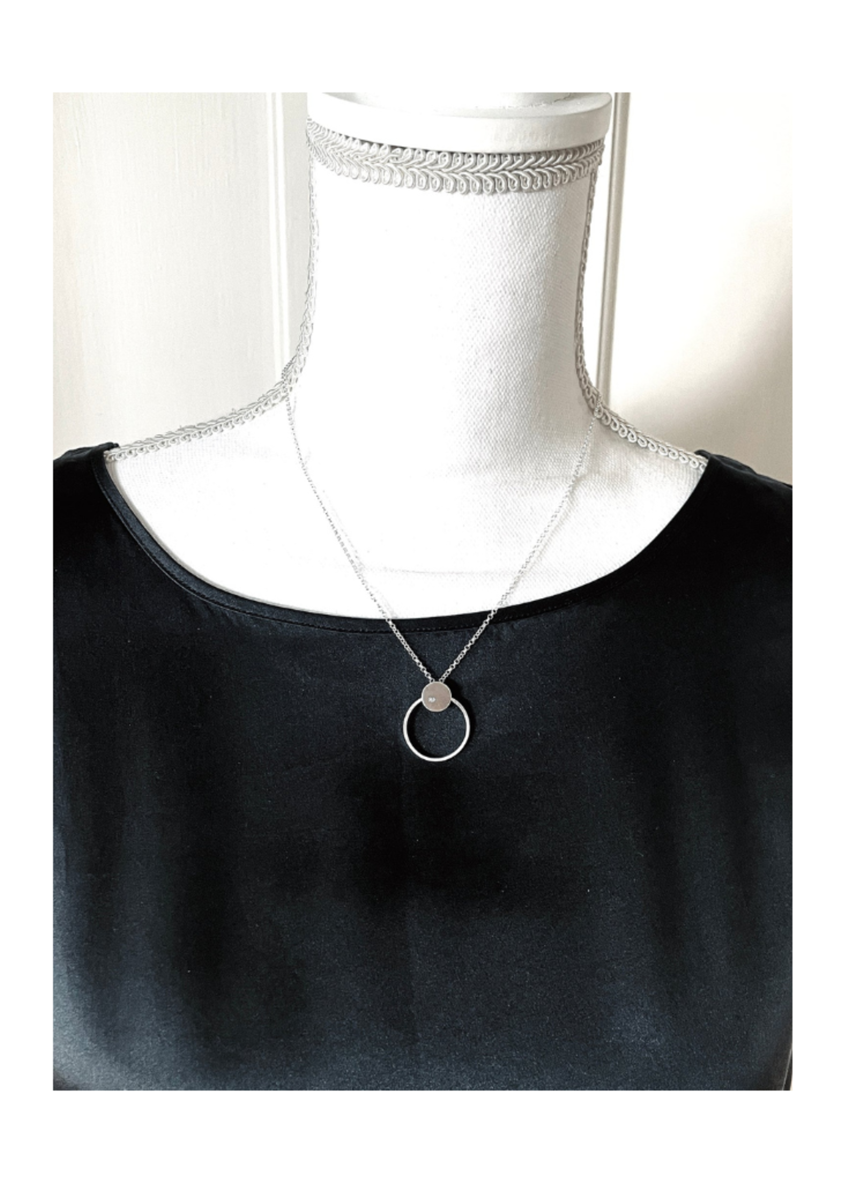 Eko Jewelry Design Eko Jewelry Design Mahina Necklace - Sterling Silver + Diamonds