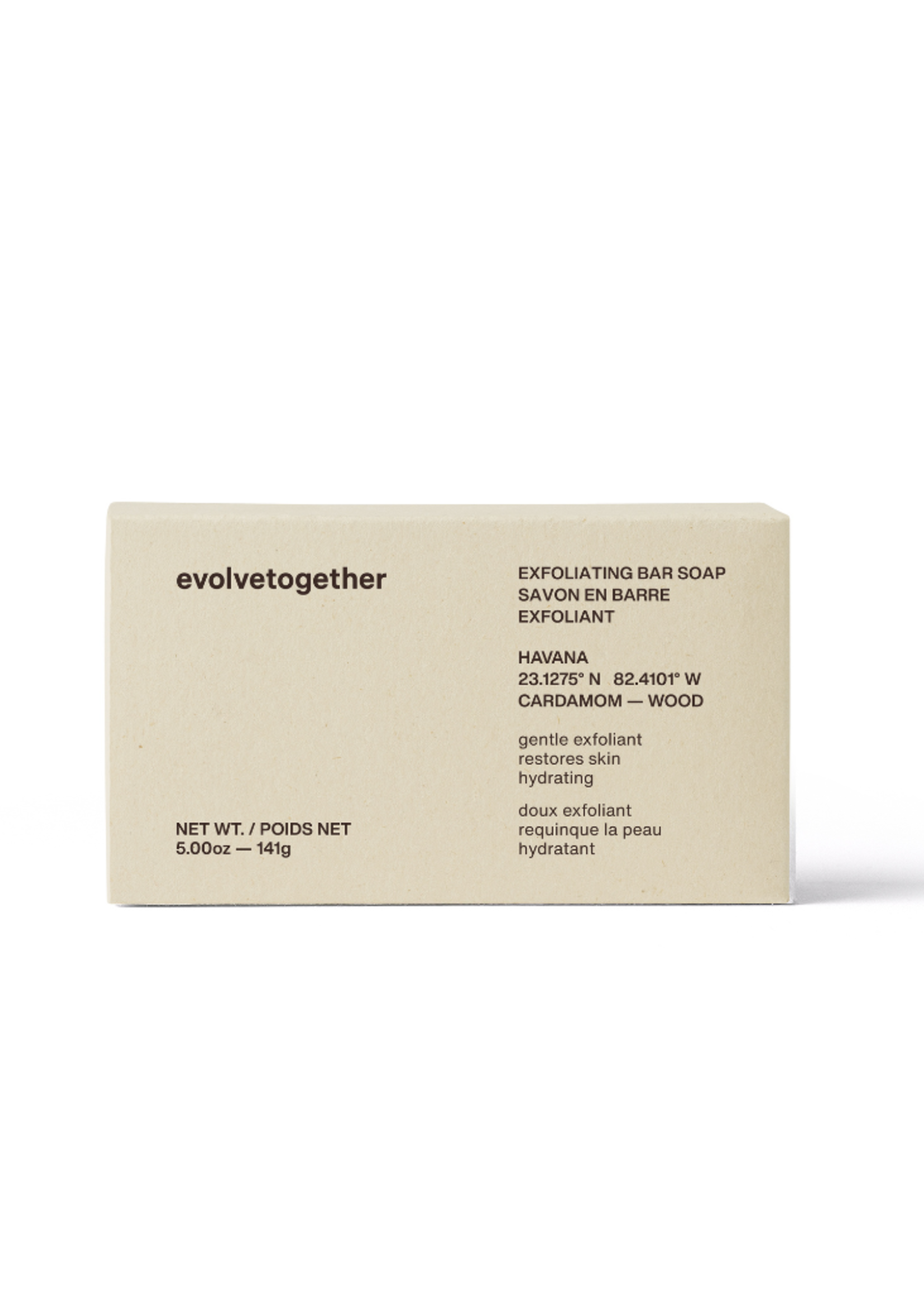 Evolvetogether Exfoliating Bar Soap Havana 5oz