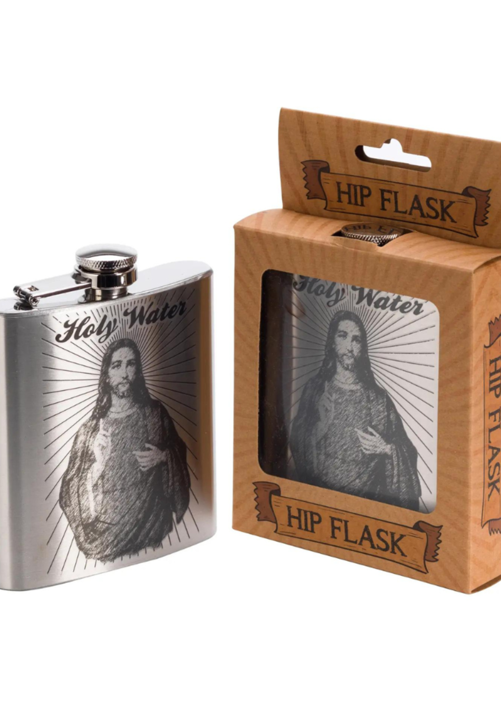 The Diabolical Gift People Holy Water - Hip Flask