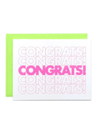 Next Chapter Studio Congrats Bag - Risograph Greeting Card