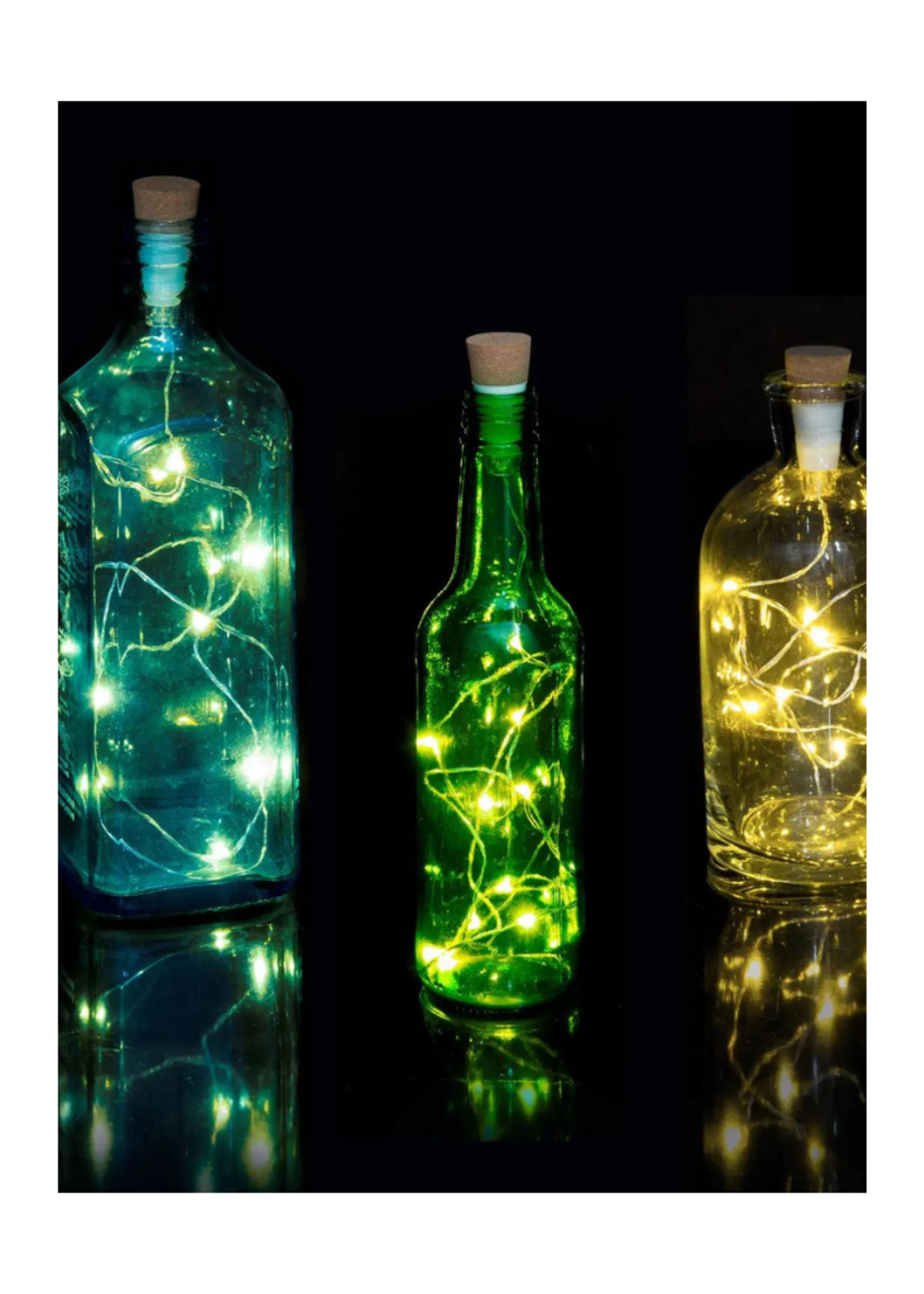 SuckUK Rechargeable Bottle String Light Multi Color