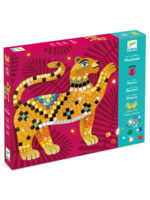 Djeco Deep in the Jungle Sticker and Jewel Mosaic Craft Kit
