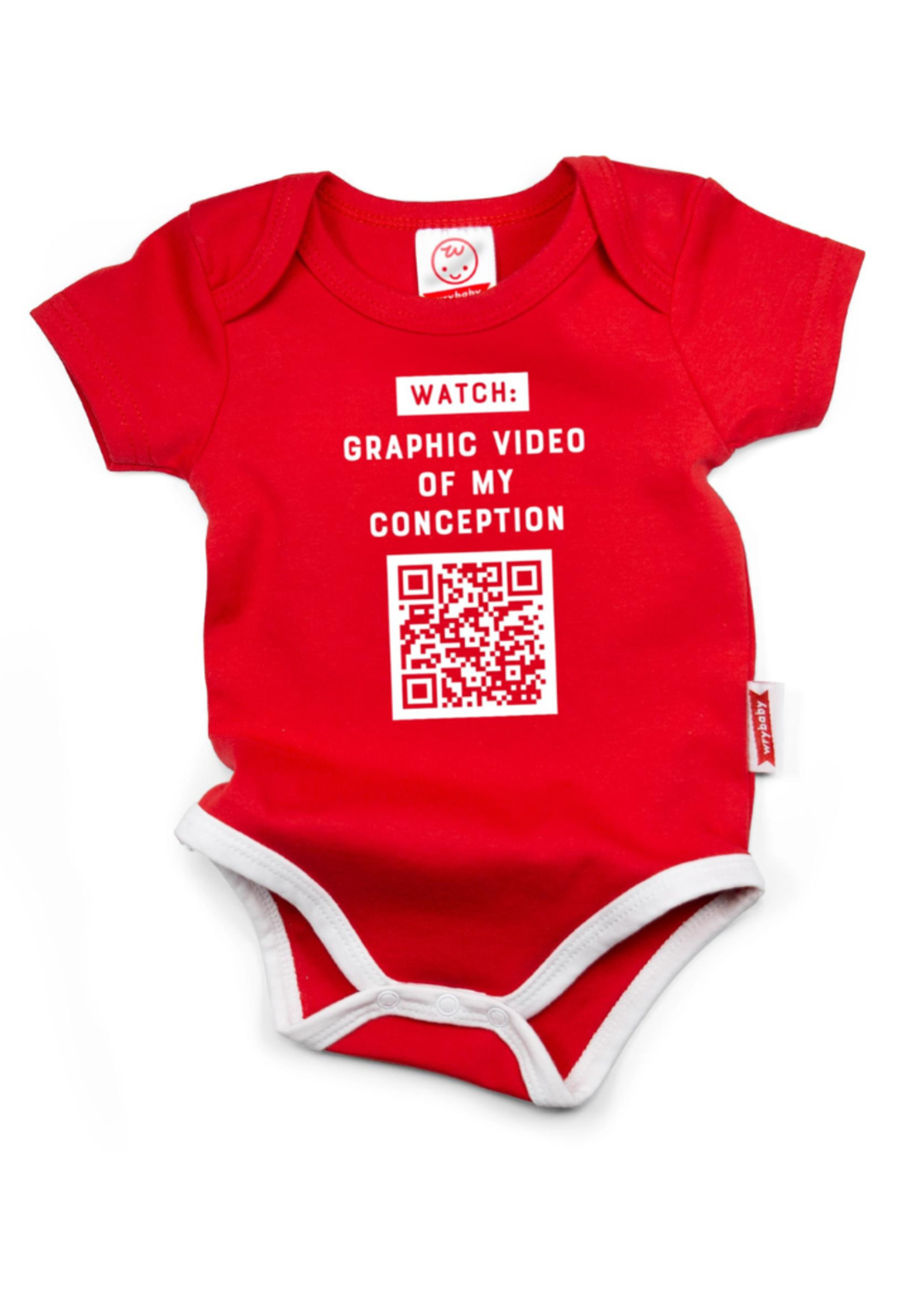 Wry Baby Graphic Video of My Conception Onsie 6-12