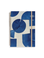 Moglea Indigo Composition B5 Notebook Blank 7x10