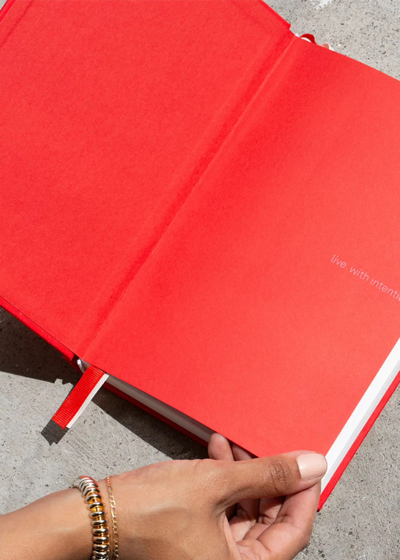 Gry Matter Gry Matter - The Essential Linen Notebook Lined - Poppy