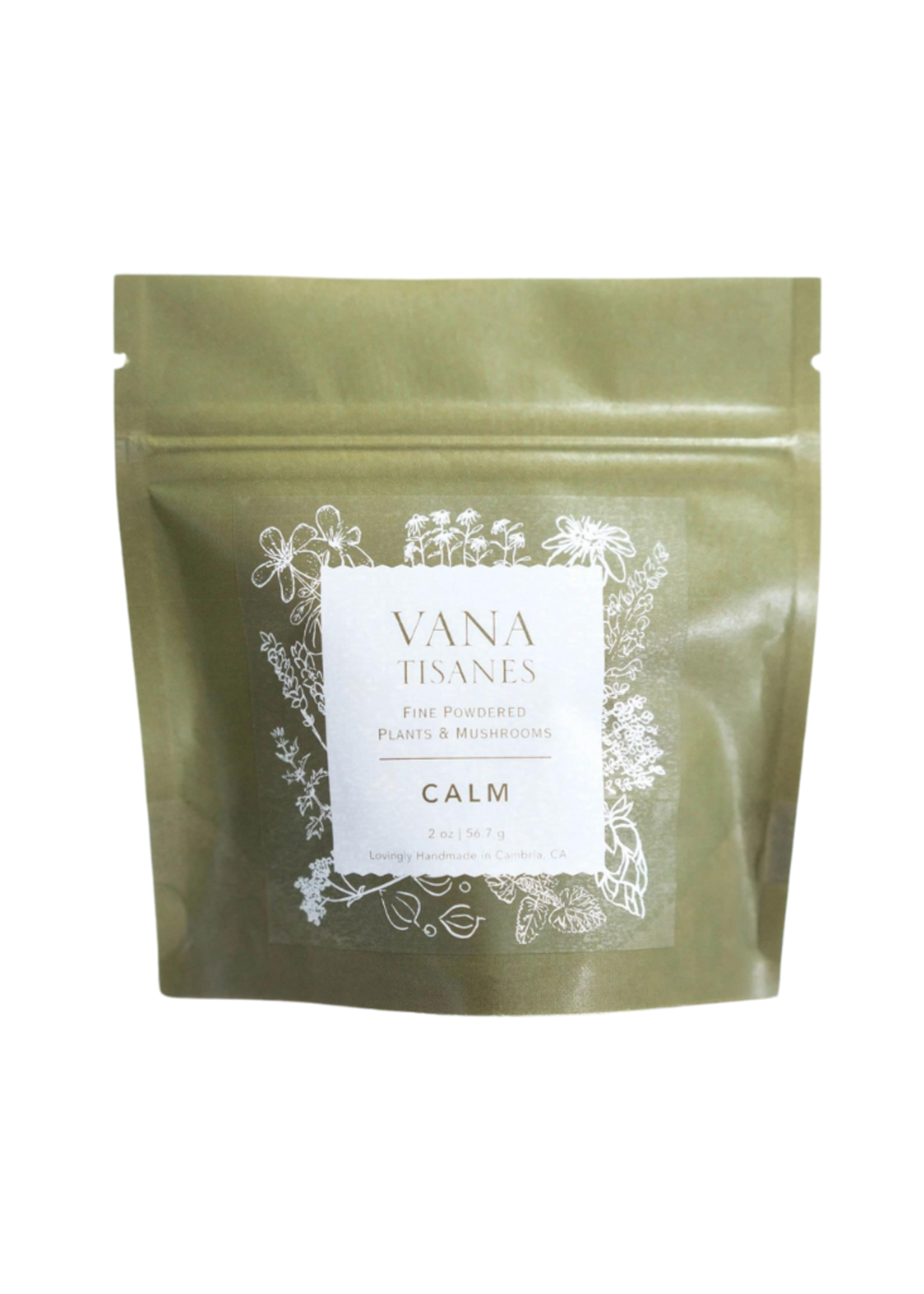 Vana Tisanes Vana Tisanes - Calm | Fine Plant & Mushroom Powder 2oz.