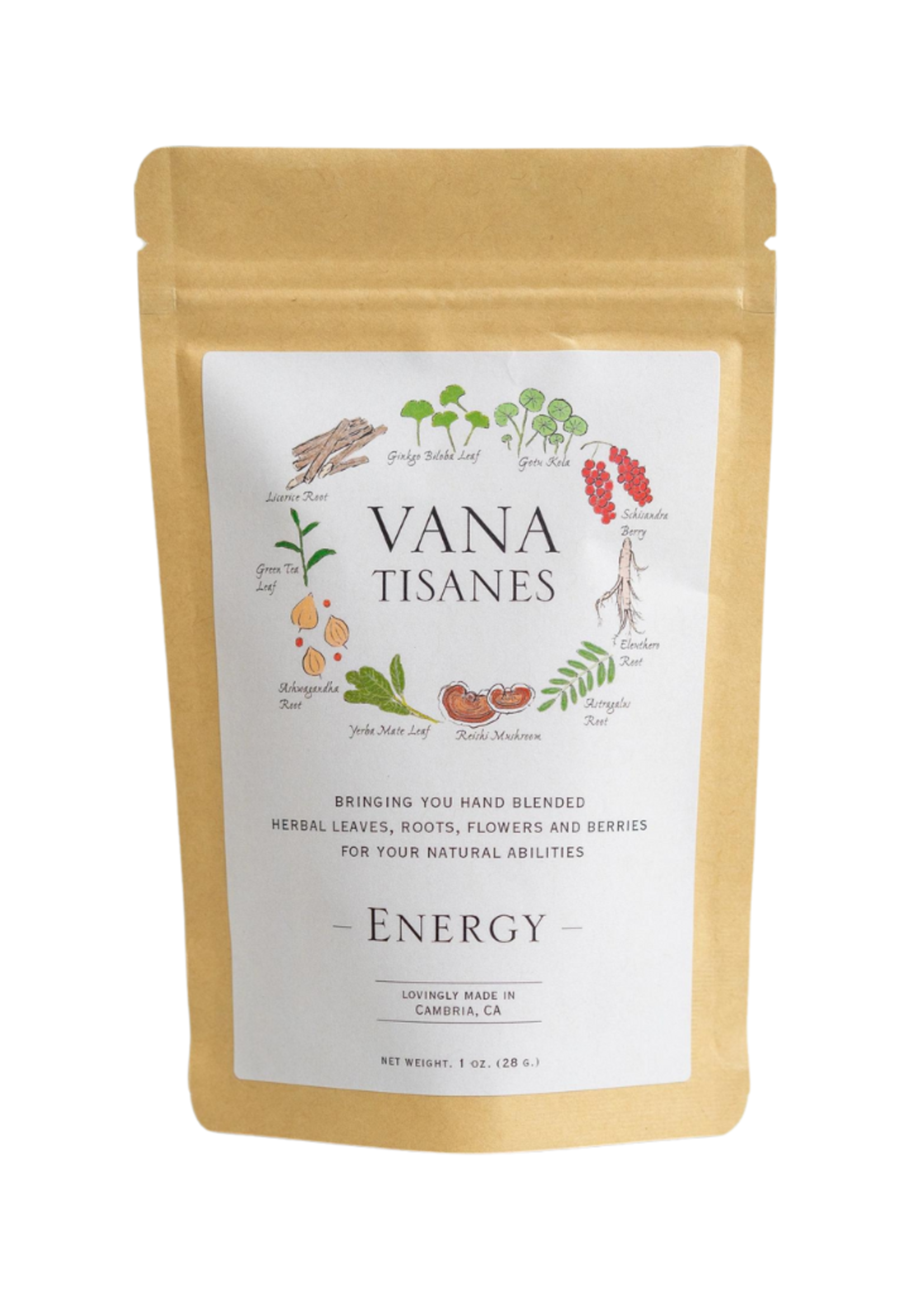 Vana Tisanes Vana Tisanes - Energy Loose Leaf Herbal Tea