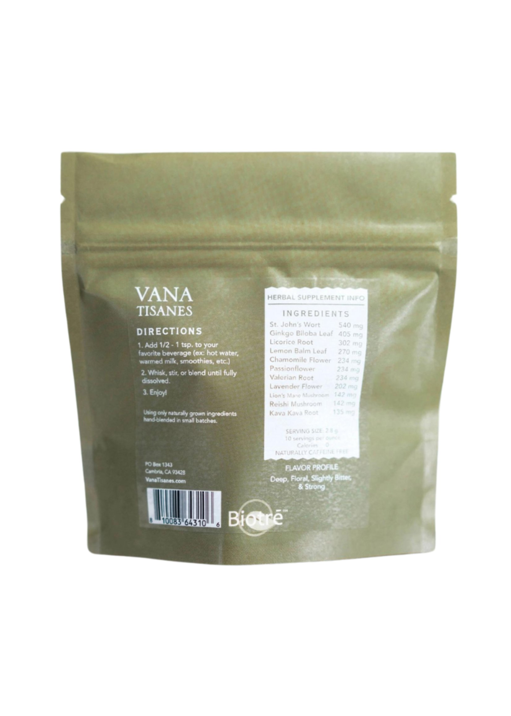 Vana Tisanes Vana Tisanes - Happy | Fine Plant & Mushroom Powder