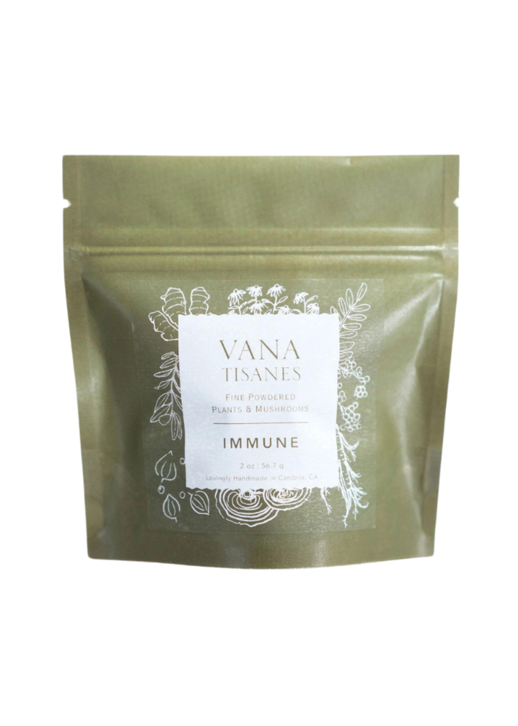Vana Tisanes Vana Tisanes - Immune | Fine Plant & Mushroom Powder