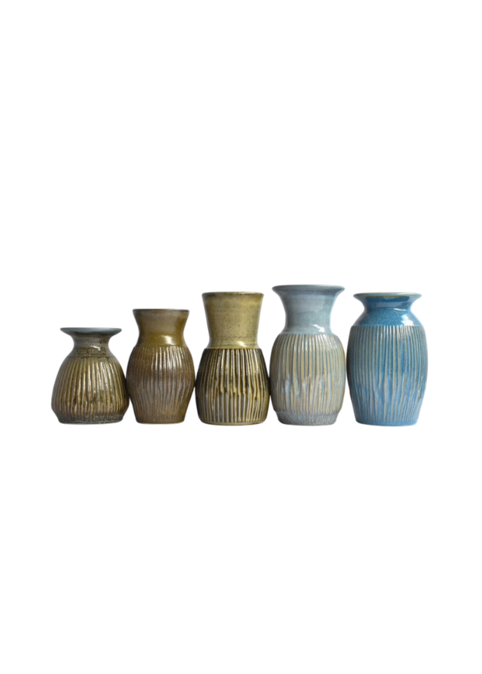 Richard Lau Pottery Richard Lau Pottery - Brown Blue Double Glaze Vase