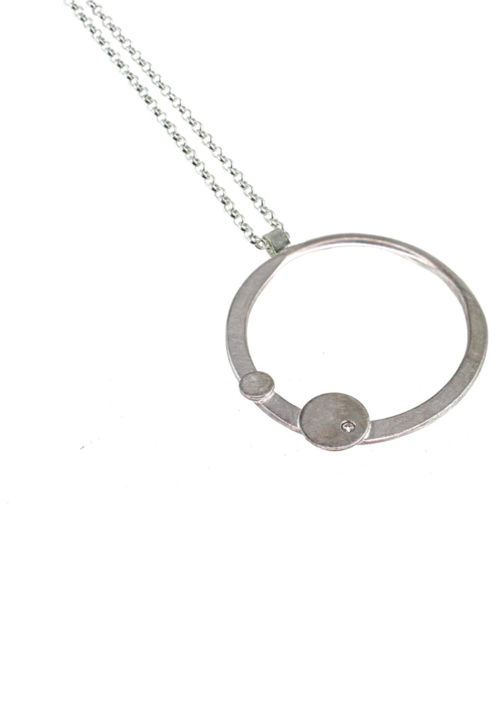Eko Jewelry Design Eko Jewelry Design  - Thebe Necklace - Sterling Silver +  Diamond
