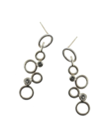 Eko Jewelry Design Eko Jewelry Design Kadence Earrings - Sterling Silver +  White Topaz