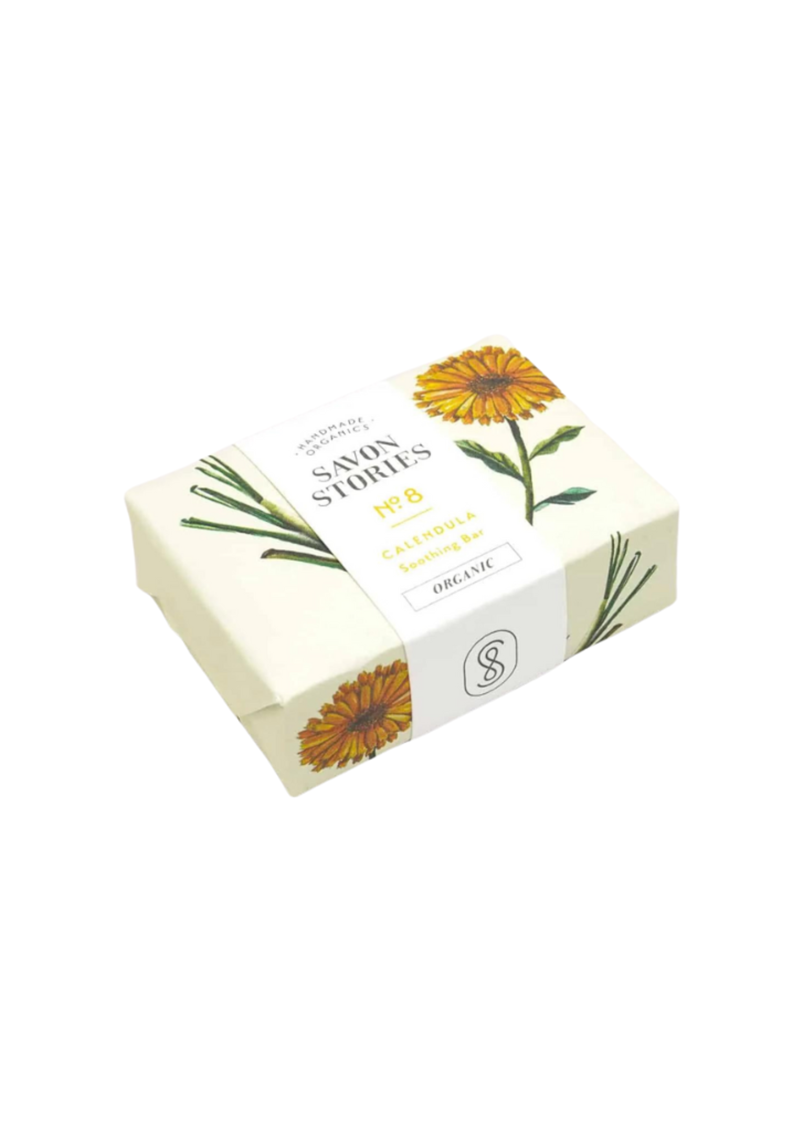 Savon Stories Savon Stories - N°8 Soothing Organic & Natural Lemongrass and Calendula Soap