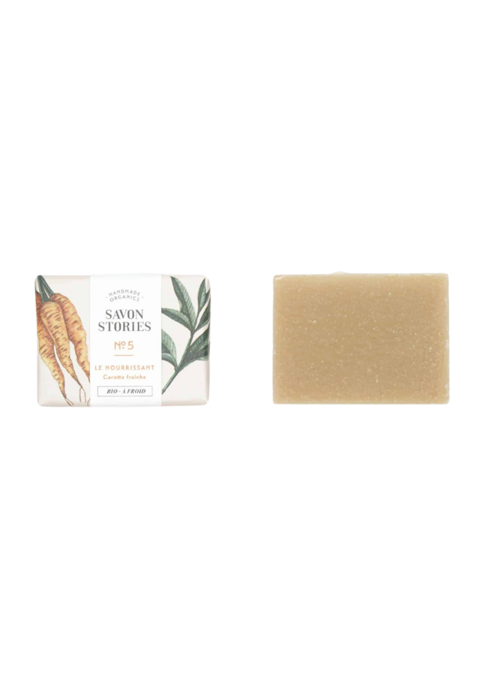 Savon Stories Savon Stories - N°5 Le Nourishing Organic & Natural Soap Fresh Carrot