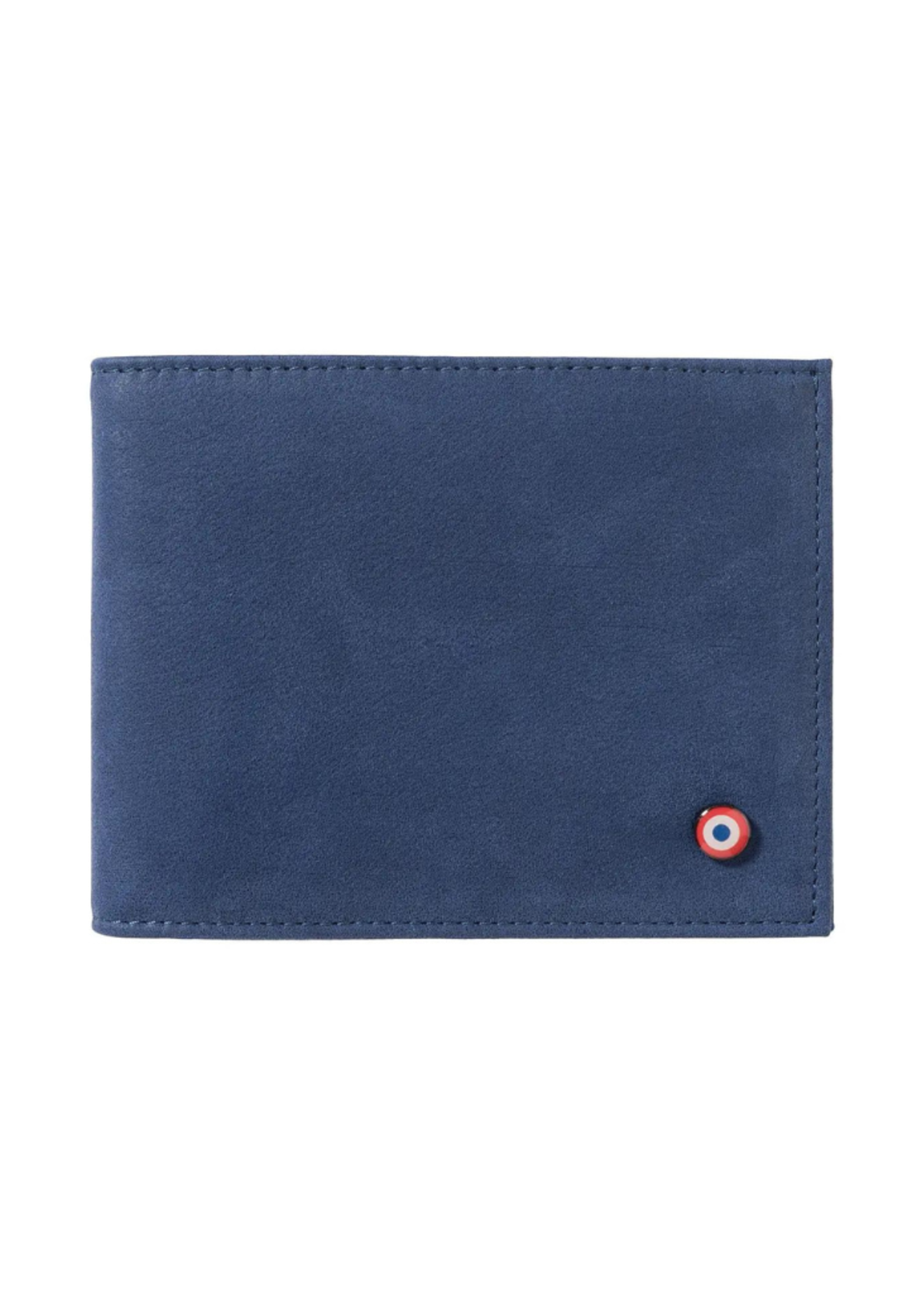 Larmorie Officiel Larmorie Officiel - Arthur Italian Nubuck Leather Wallet l Mer Indigo