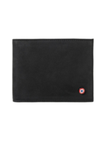 Larmorie Officiel Arthur Italian Leather Wallet l Black Nubuck