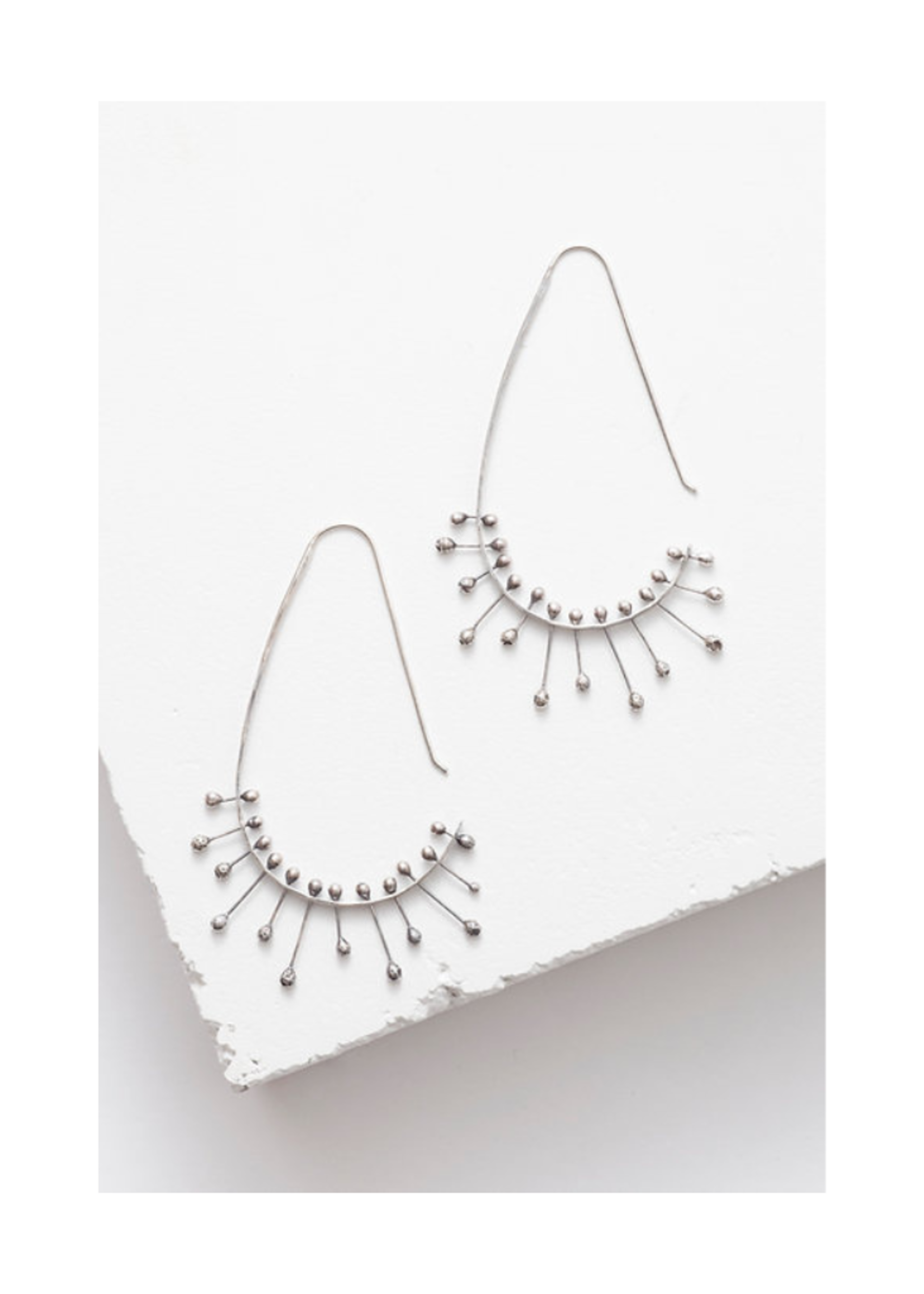 Zuzko Jewelry Zuzko Jewelry Sterling Silver Sprocket Earrings