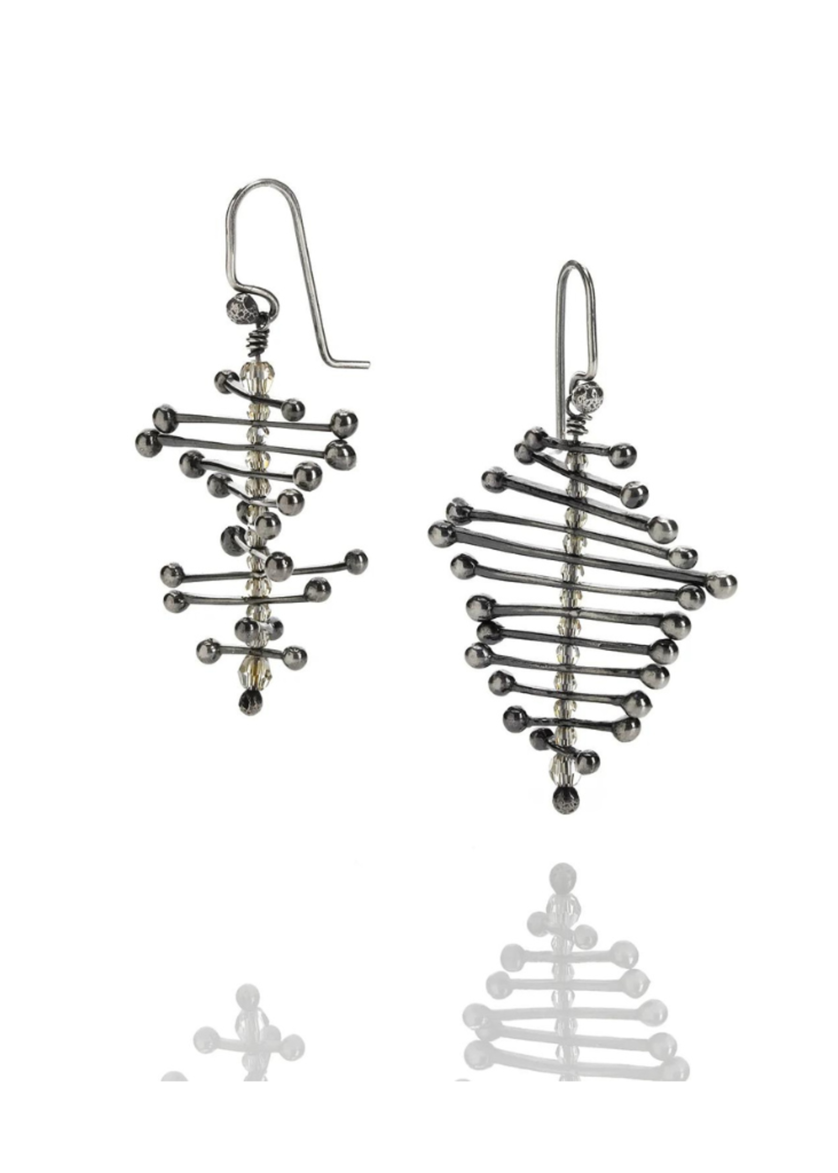 Zuzko Jewelry Zuzko Jewelry Sterling Silver DNA Earrings