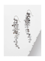 Zuzko Jewelry Zuzko Jewelry Sterling Silver Coined Long Earrings