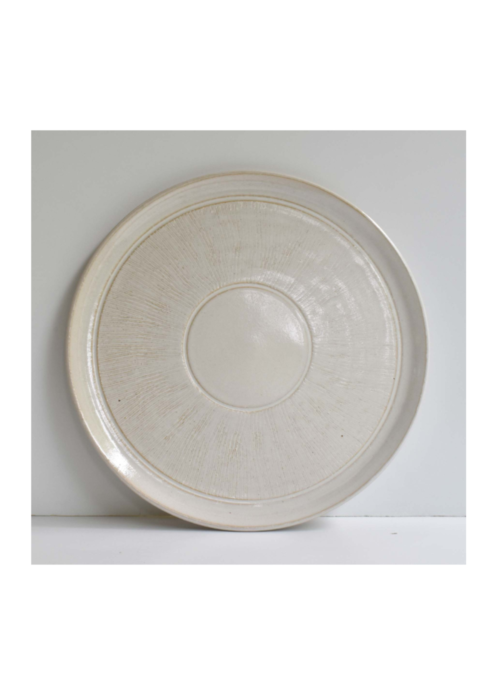 Richard Lau Pottery Richard Lau Pottery Lucent White Salad Plate