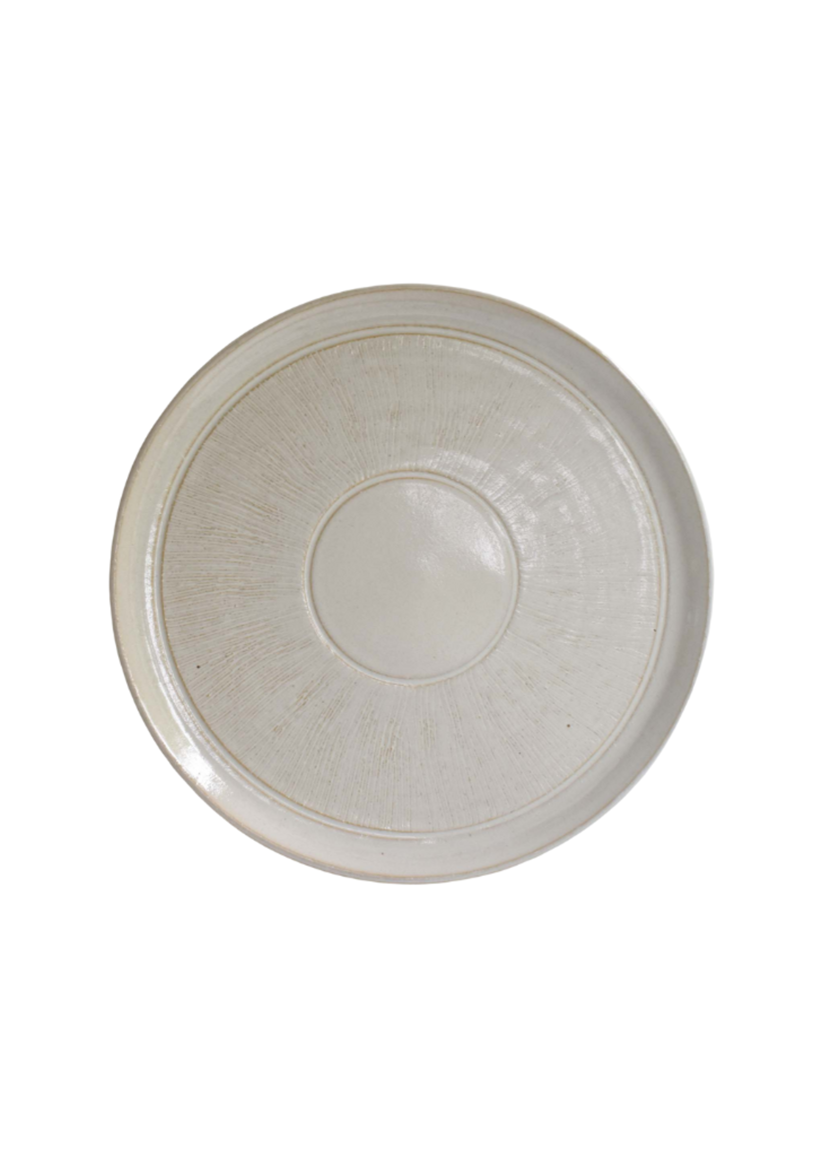Richard Lau Pottery Richard Lau Pottery Lucent White Salad Plate