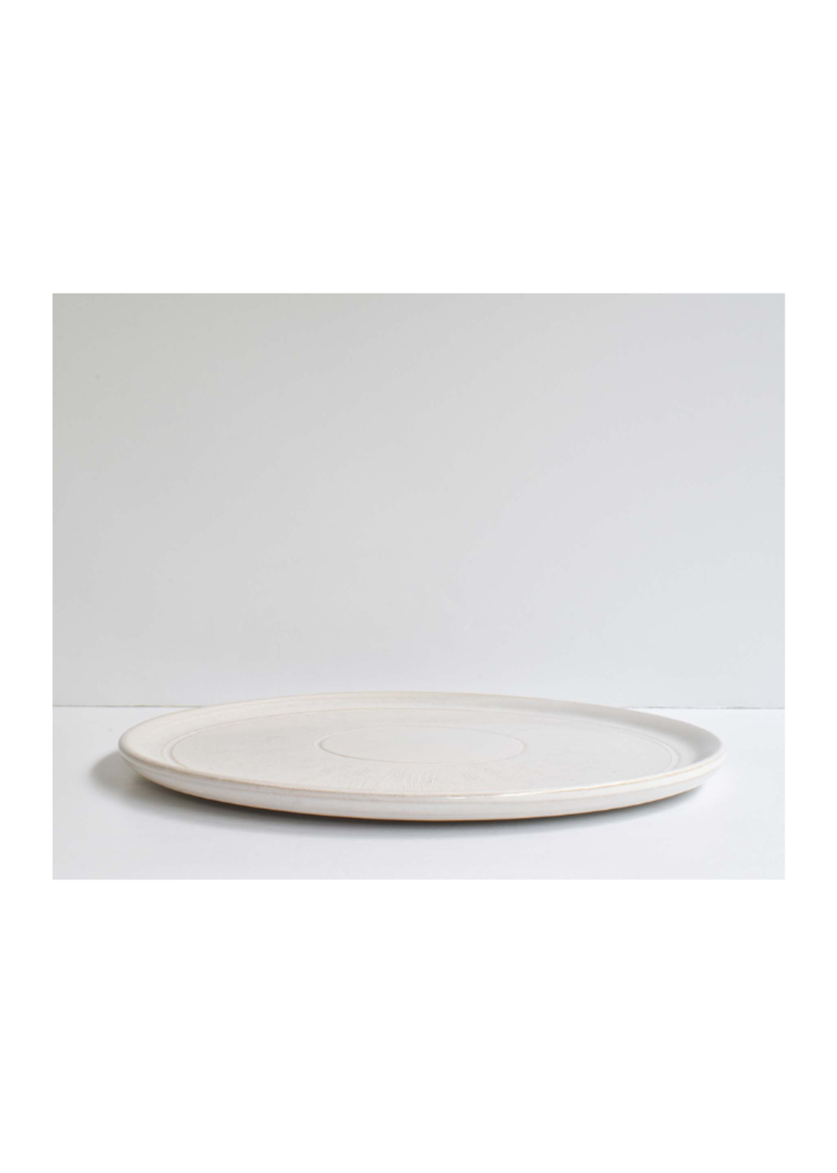 Richard Lau Pottery Richard Lau Pottery Lucent White Salad Plate
