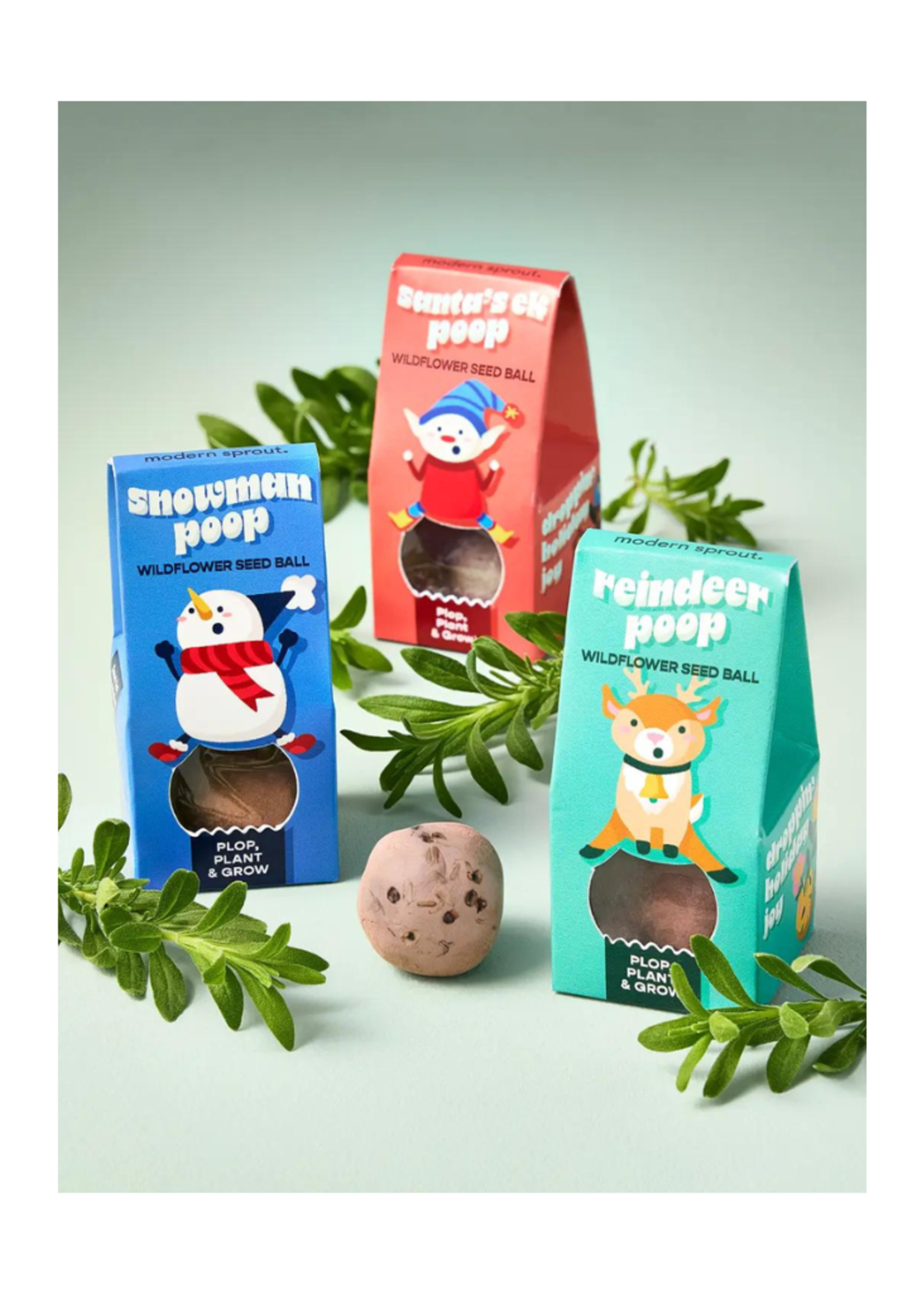 Modern Sprout Modern Sprout - Santa's Elf Poop Wildflower Seed Ball
