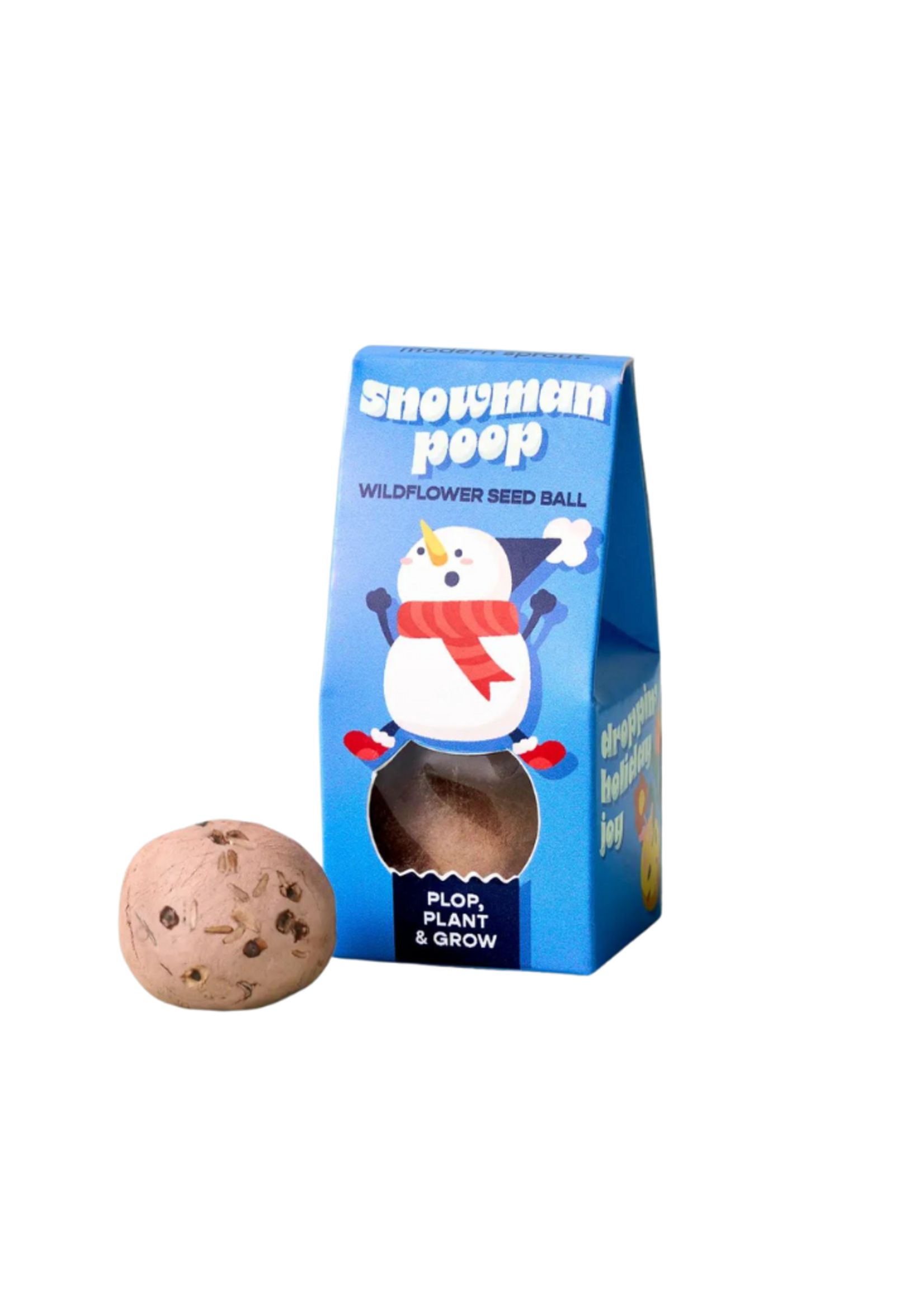 Modern Sprout Modern Sprout - Snowman Poop Wildflower Seed Ball