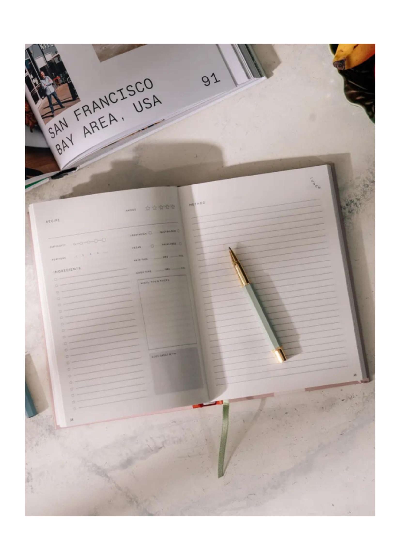 Papier Papier - Vegetable Medley Recipe Journal l Orange