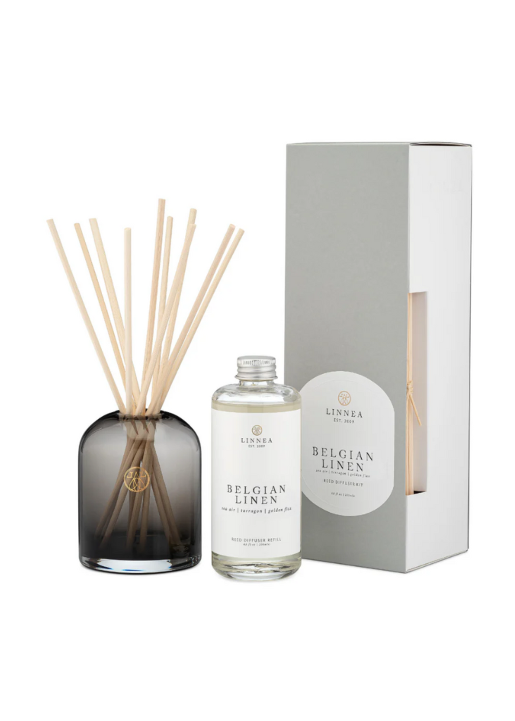 Linnea Linnea Belgian Linen Reed Diffuser