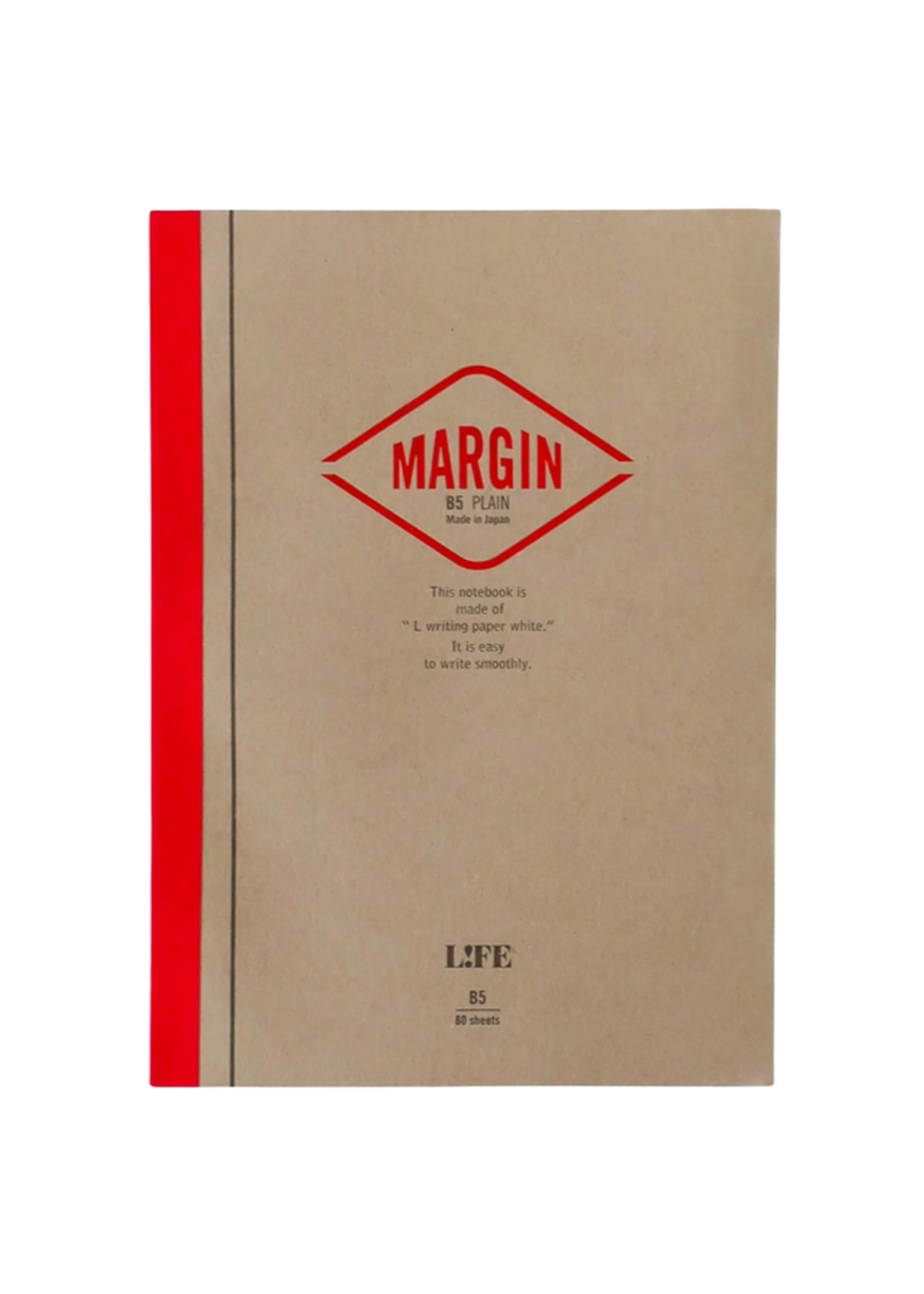 Sweet Bella Margin B5 (7"x10") Renewed Production Plain l Red