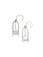 Denise Heffernan Denise Heffernan -  Matte Silver Orb Earrings