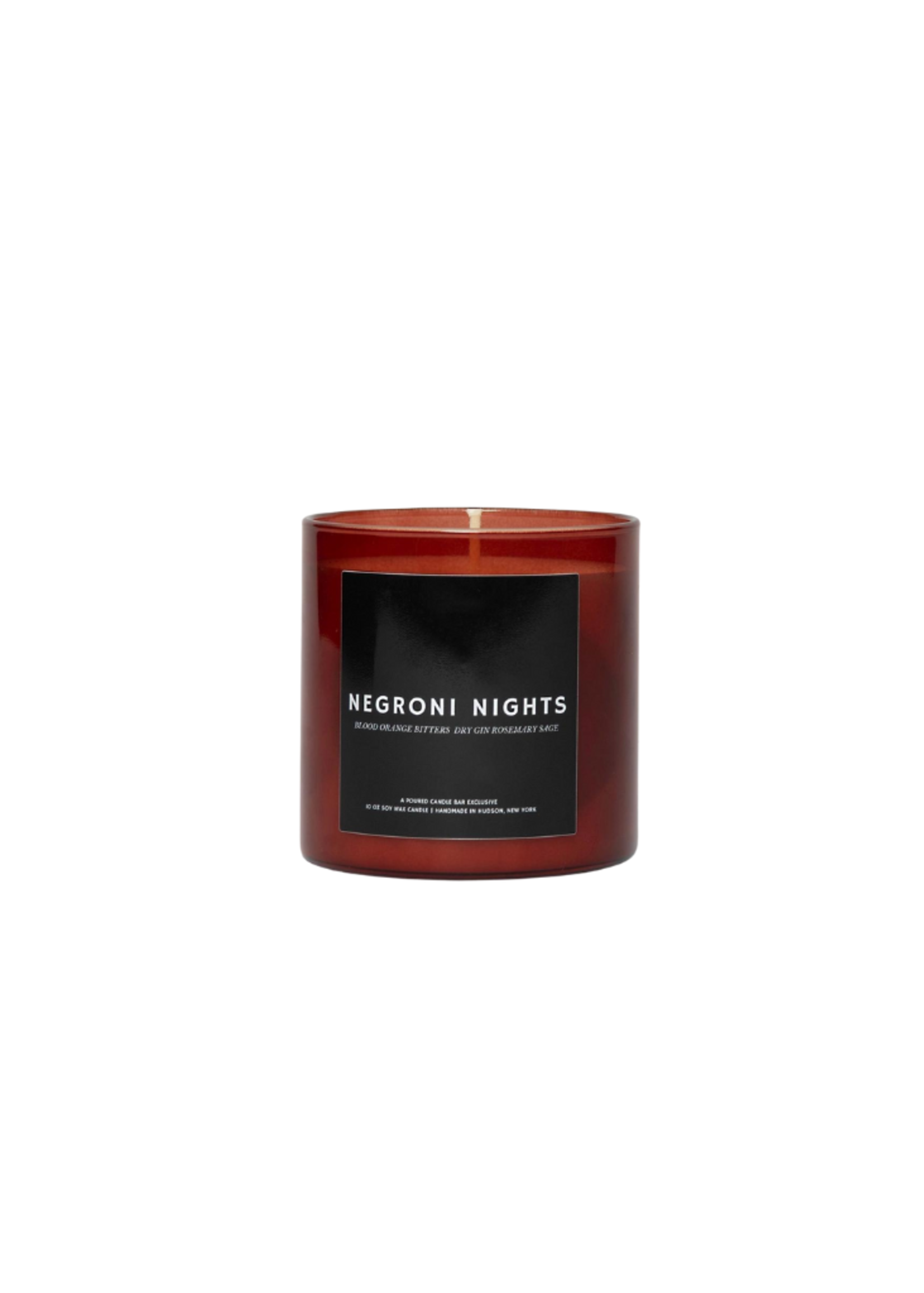 Poured New York Poured New York - Negroni Nights 10 OZ Soy Wax Candle