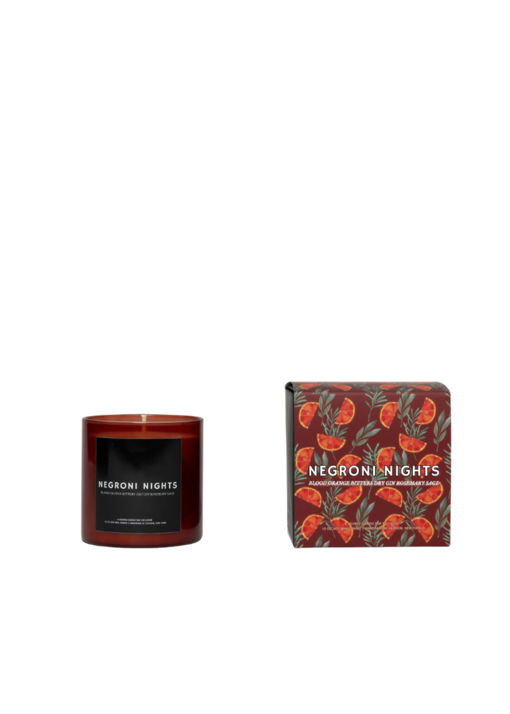 Poured New York Poured New York - Negroni Nights 10 OZ Soy Wax Candle