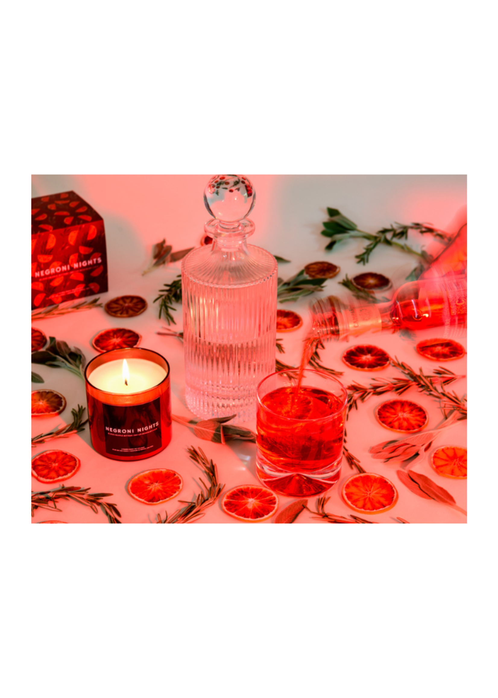 Poured New York Poured New York - Negroni Nights 10 OZ Soy Wax Candle