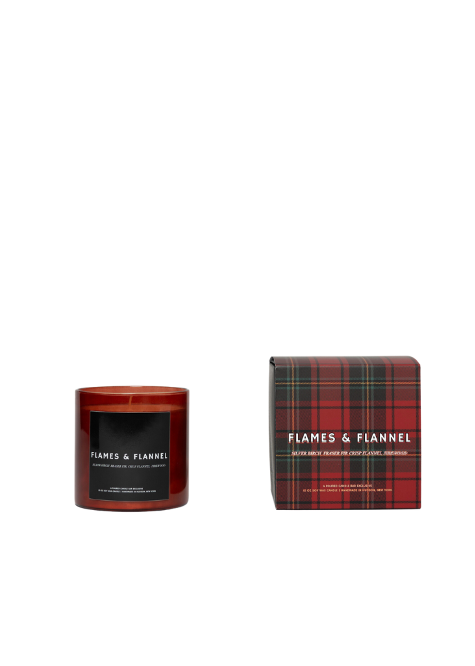 Poured New York Poured New York - Flames & Flannel10 OZ Soy Wax Candle