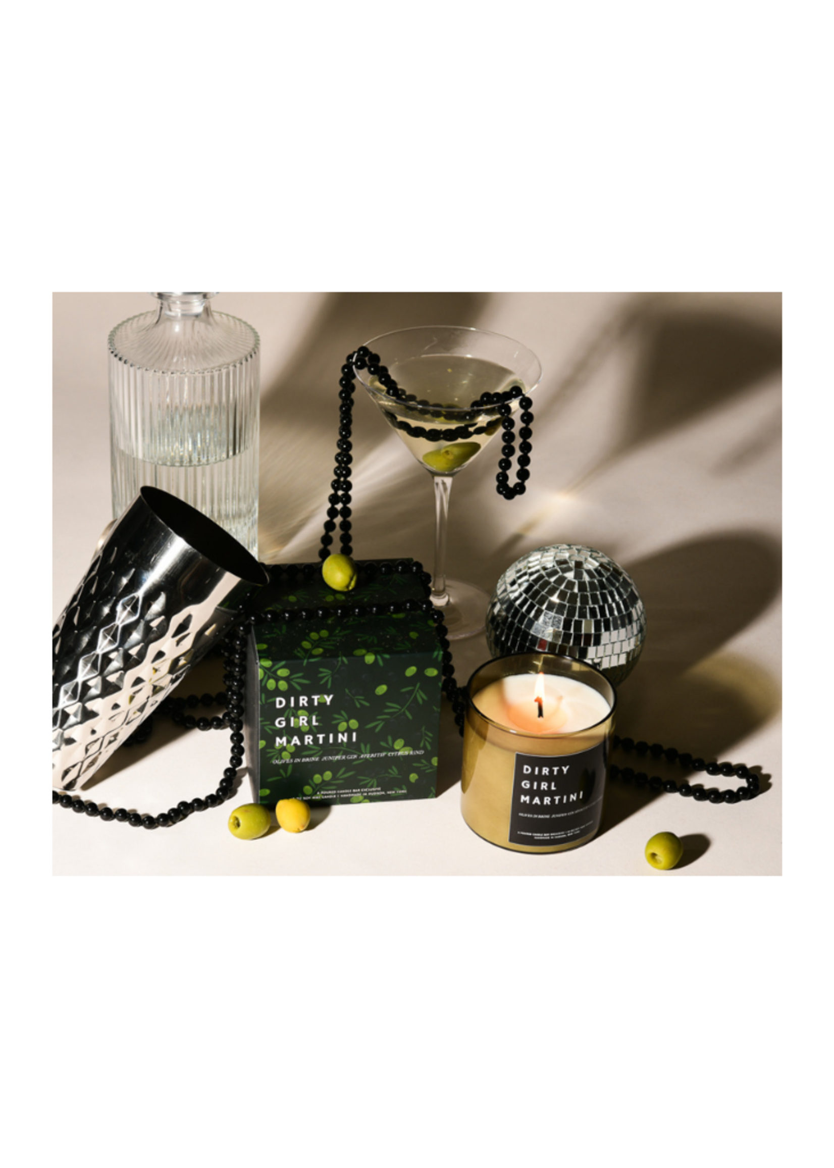 Poured New York Poured New York- Dirty Girl Martini 10 OZ Soy Wax Candle