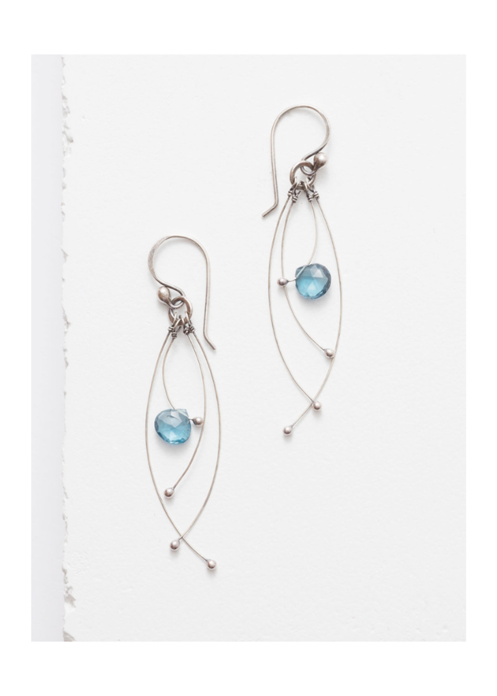 Zuzko Jewelry Zuzko Jewelry Sterling Silver Tickle London Blue Topaz