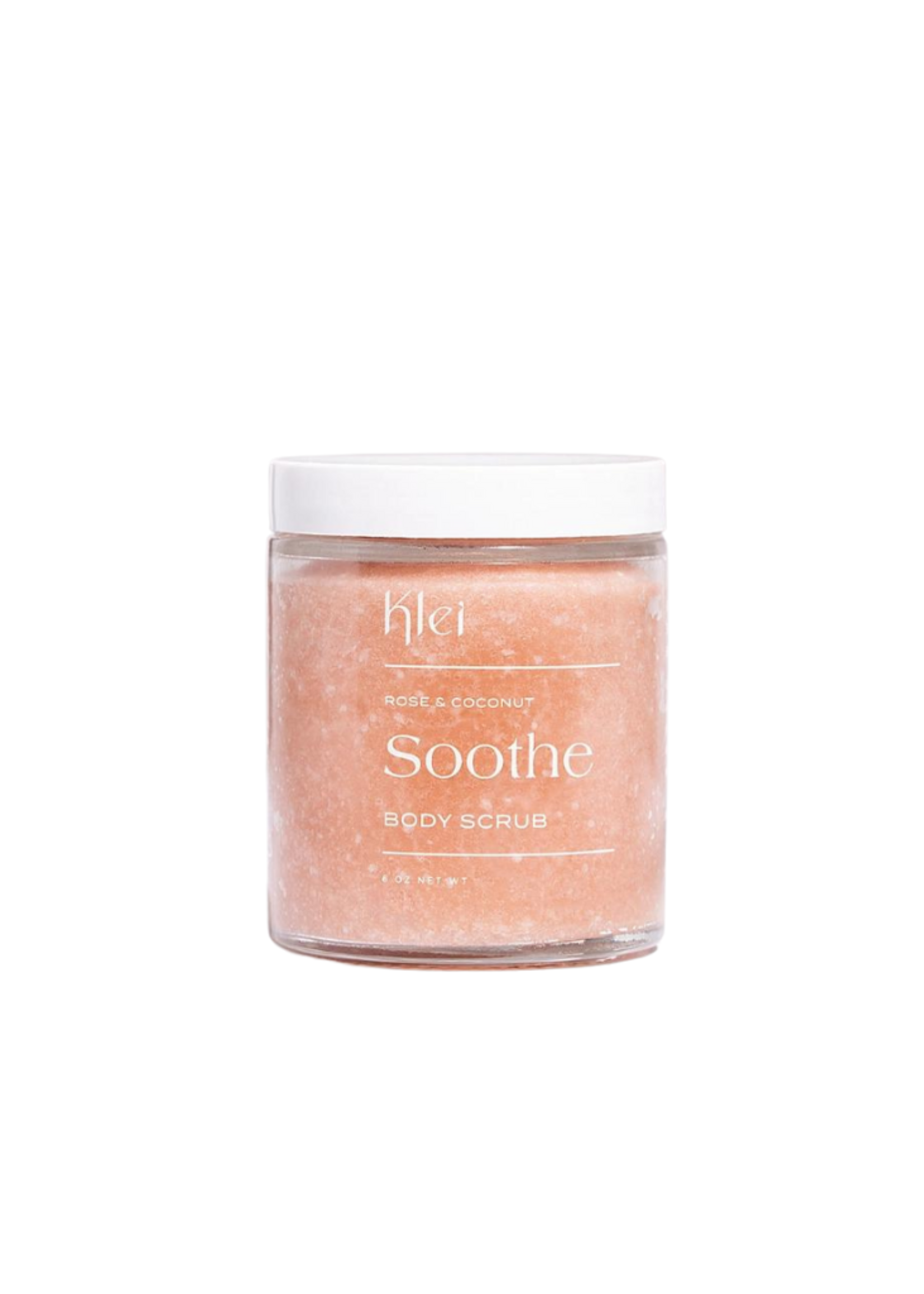 Klei Beauty Klei Beauty - Soothe Rose & Coconut Natural Sugar Body Scrub