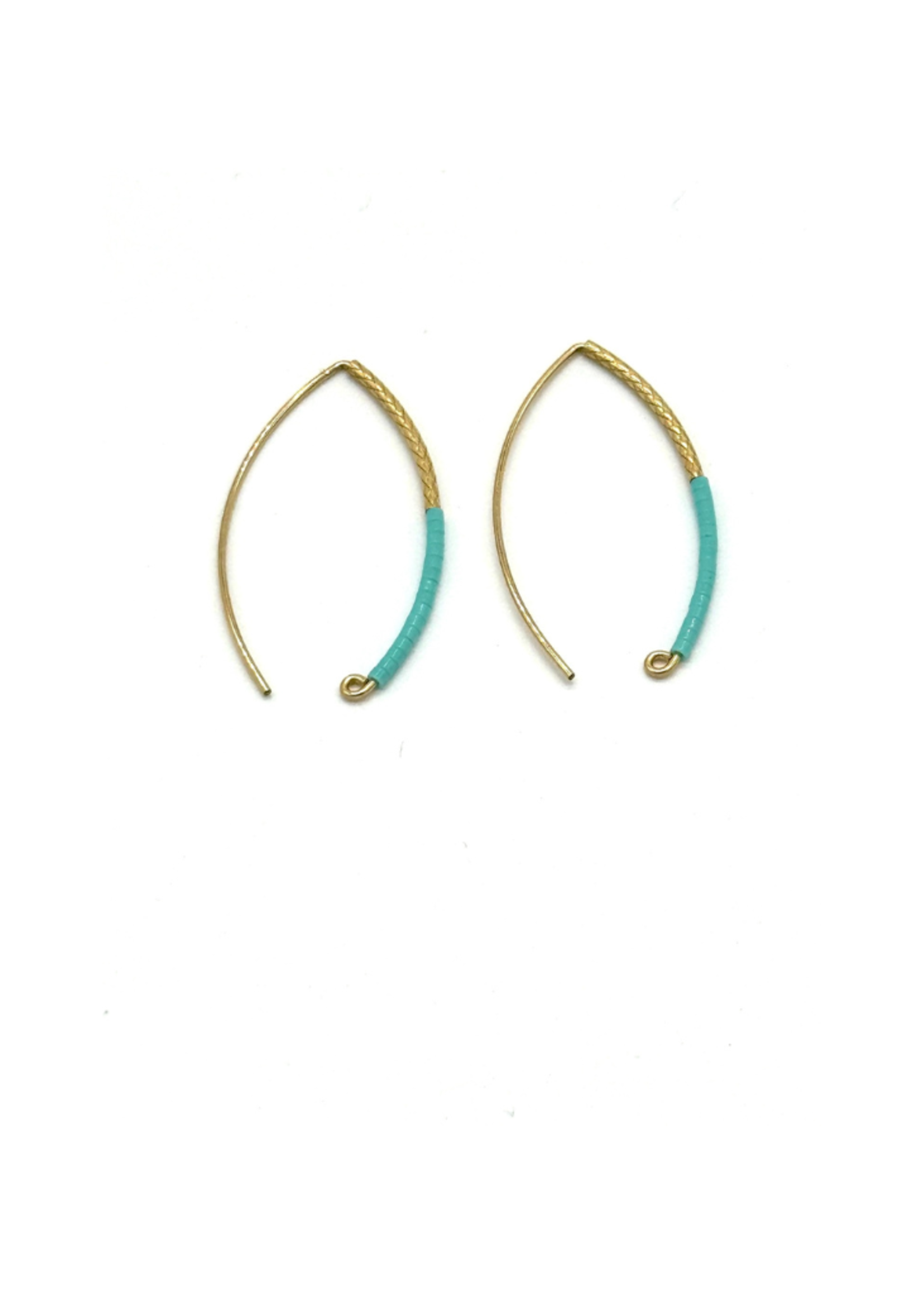 Suga Jewelry Suga Jewelry No. E056 Earrings l Turquoise