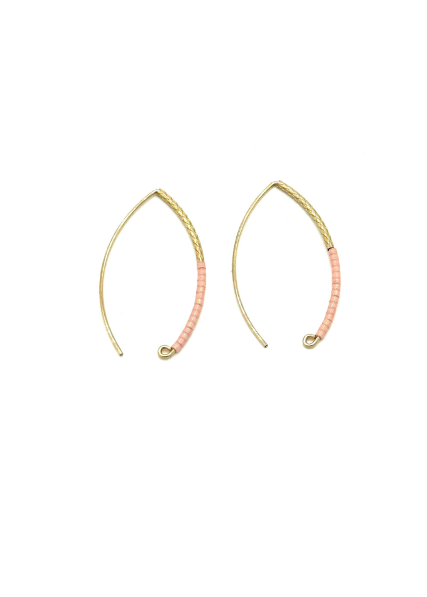 Suga Jewelry Suga Jewelry  No. E056 Earrings l Pink