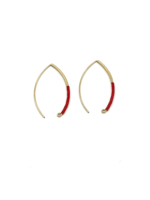 Suga Jewelry Suga Jewelry  No. E056 Earrings l Red