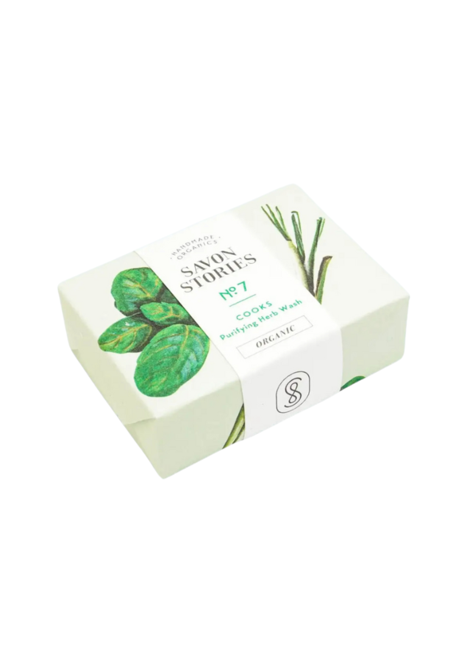 Savon Stories Savon Stories - N°7 Organic & Natural Soap Purifying Basil Deoderizer Soap